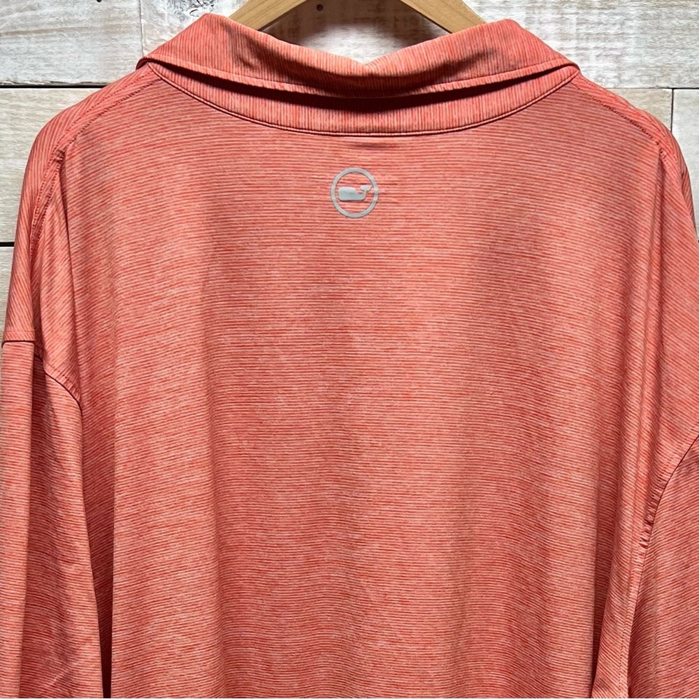 Vineyard Vines Performance Shirt Mens 5XB Orange PoloS tretch Short Sleeve - Picture 5 of 8